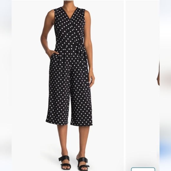 Nina Leonard Pants - Nina Leonard Cropped Leght Jumpsuit